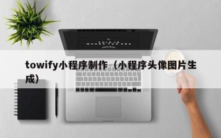 沈丘towify小程序制作（小程序头像图片生成）